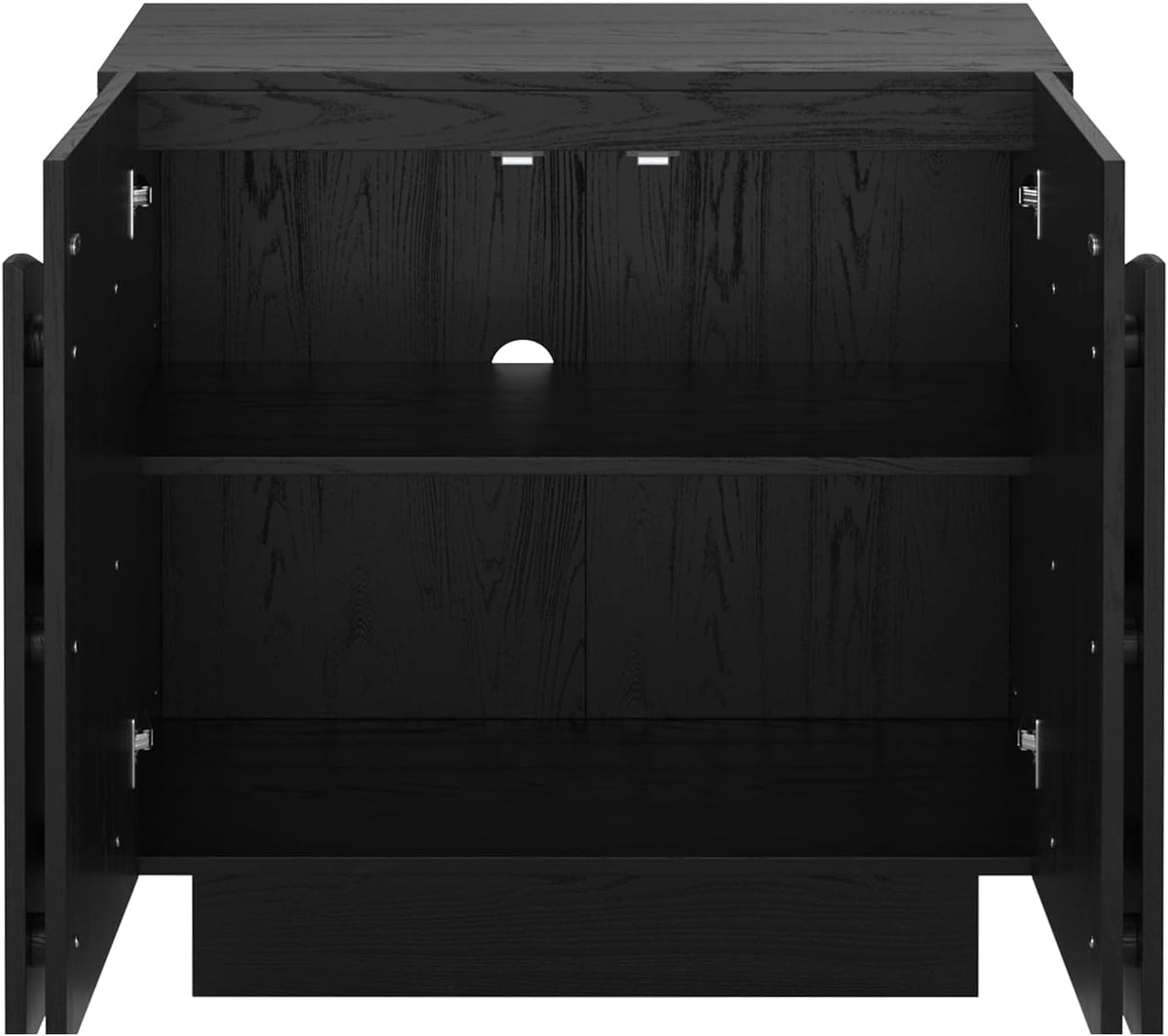 Mid-Century Modern Storage Cabinet – Arched Door Sideboard