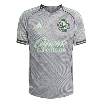 Club America adidas 2025 Third On Field Authentic Jersey - Gray
