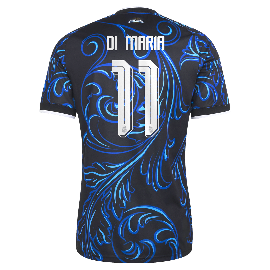 Angel Di Maria Argentina National Team adidas 2026 Away Replica Jersey - Black