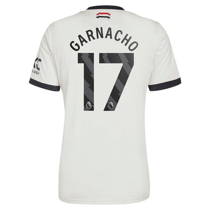 Alejandro Garnacho Manchester United adidas Originals  2024/25 Third Replica Jersey - Cream