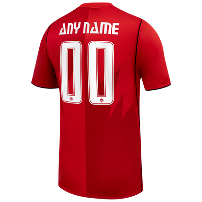 Canada Soccer Nike 2026 Home Stadium Replica Custom Jersey - Red