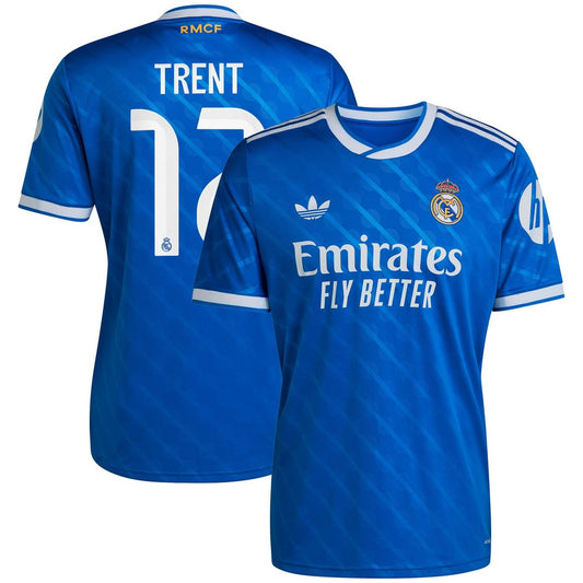 Trent Alexander-Arnold Real Madrid adidas 2025/26 Third Replica Player Jersey - Blue