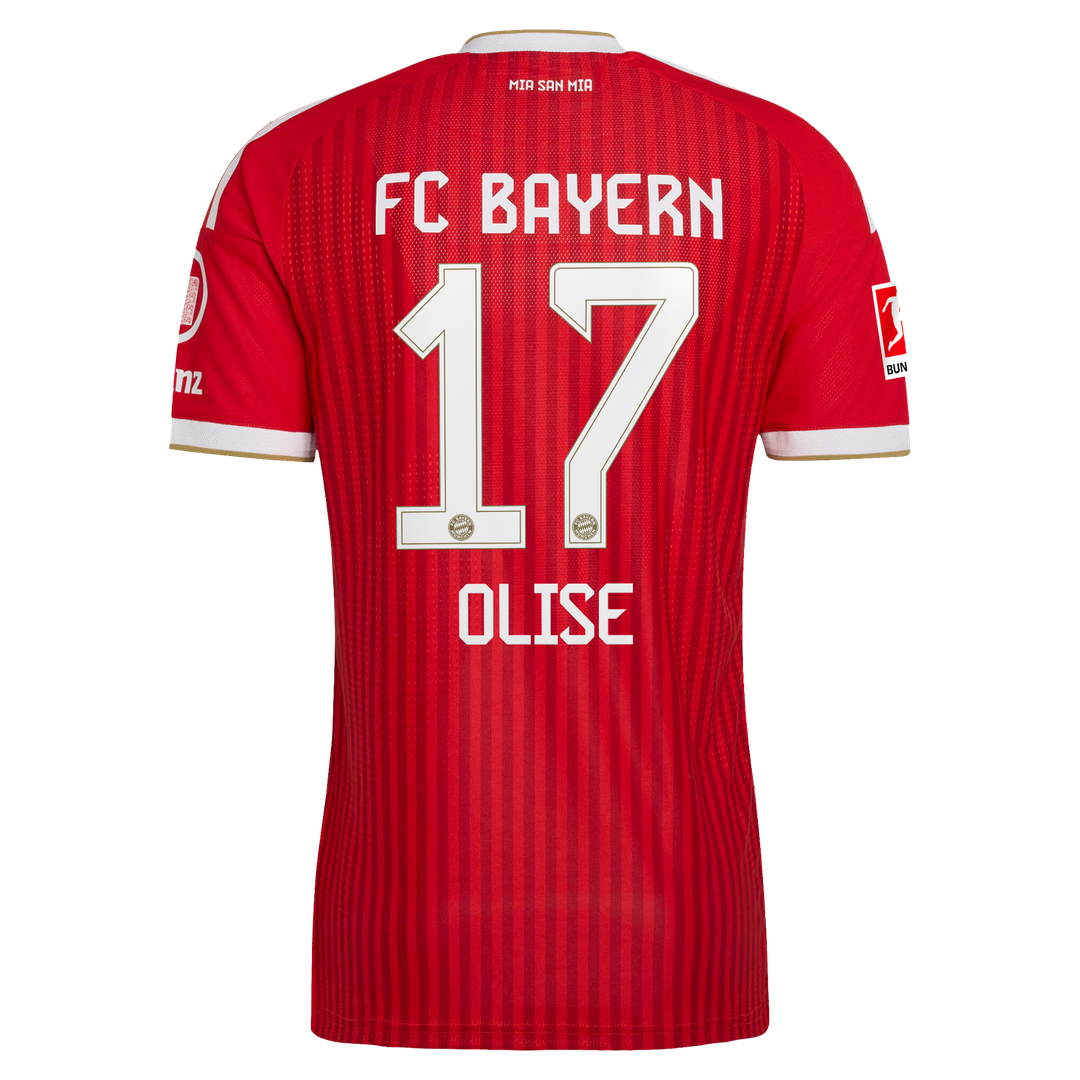 Michael Olise Bayern Munich adidas 2026/27 Home On-Field Authentic Jersey - Red