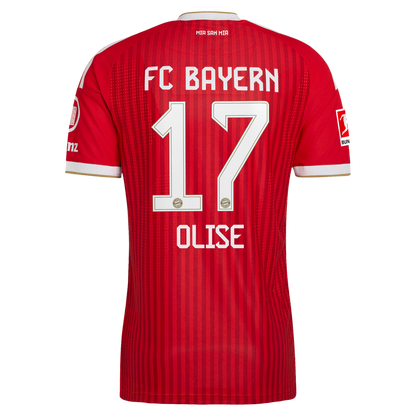 Michael Olise Bayern Munich adidas 2026/27 Home On-Field Authentic Jersey - Red