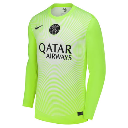 Paris Saint-Germain Nike 2025/26 Third Goalkeeper Replica Long Sleeve Jersey - Neon Green