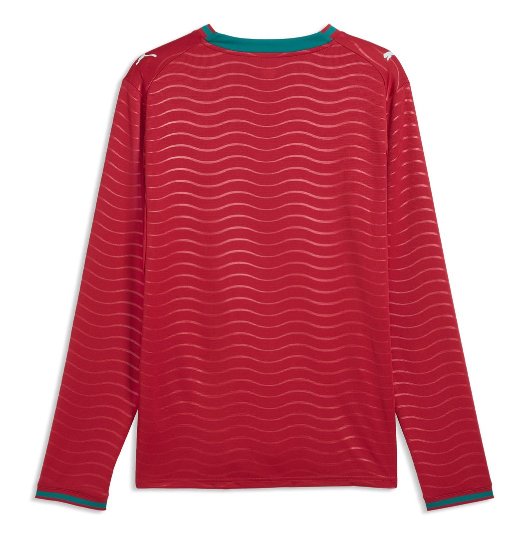 Portugal National Team Puma 2026 Home Replica Long Sleeve Jersey - Red