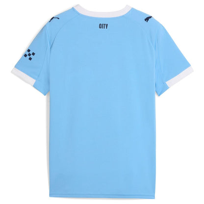 Manchester City Puma Youth 2025/26 Home Replica Jersey - Sky Blue