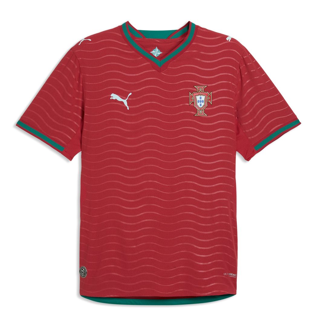 Portugal National Team Puma 2026 Home On Field Authentic Jersey - Red