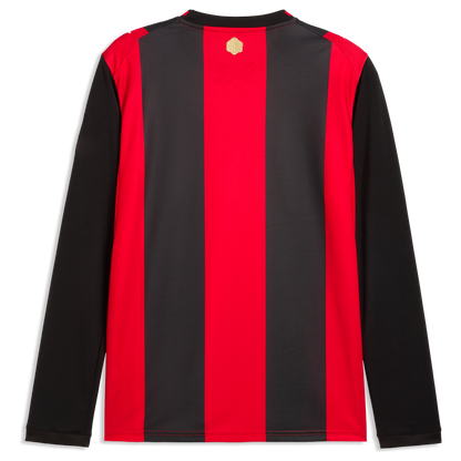 AC Milan Puma 2026/27 Home Replica Long Sleeve Jersey - Black/Red