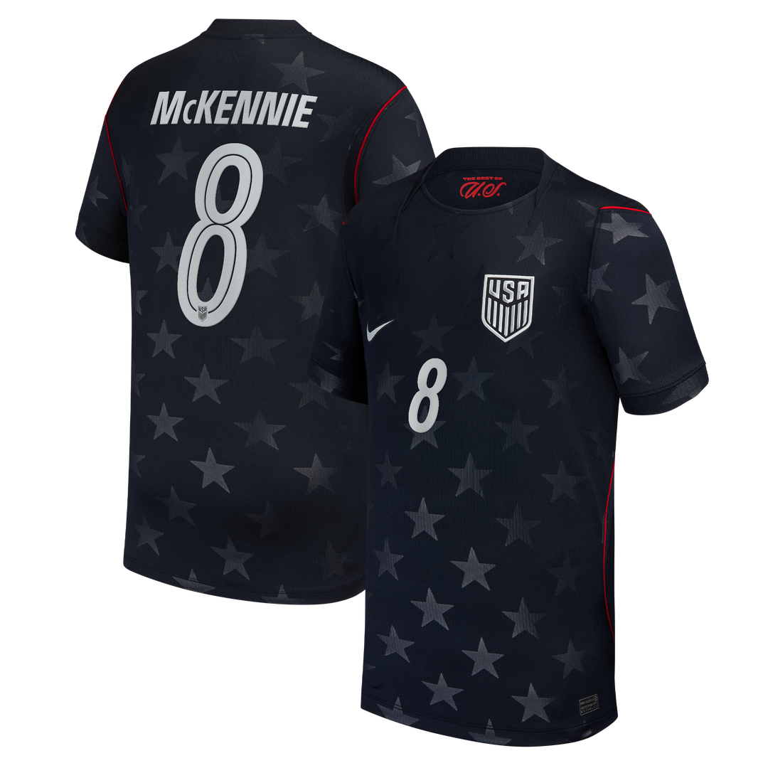 Weston McKennie USMNT Nike Youth 2026 Away Stadium Replica Jersey - Blue