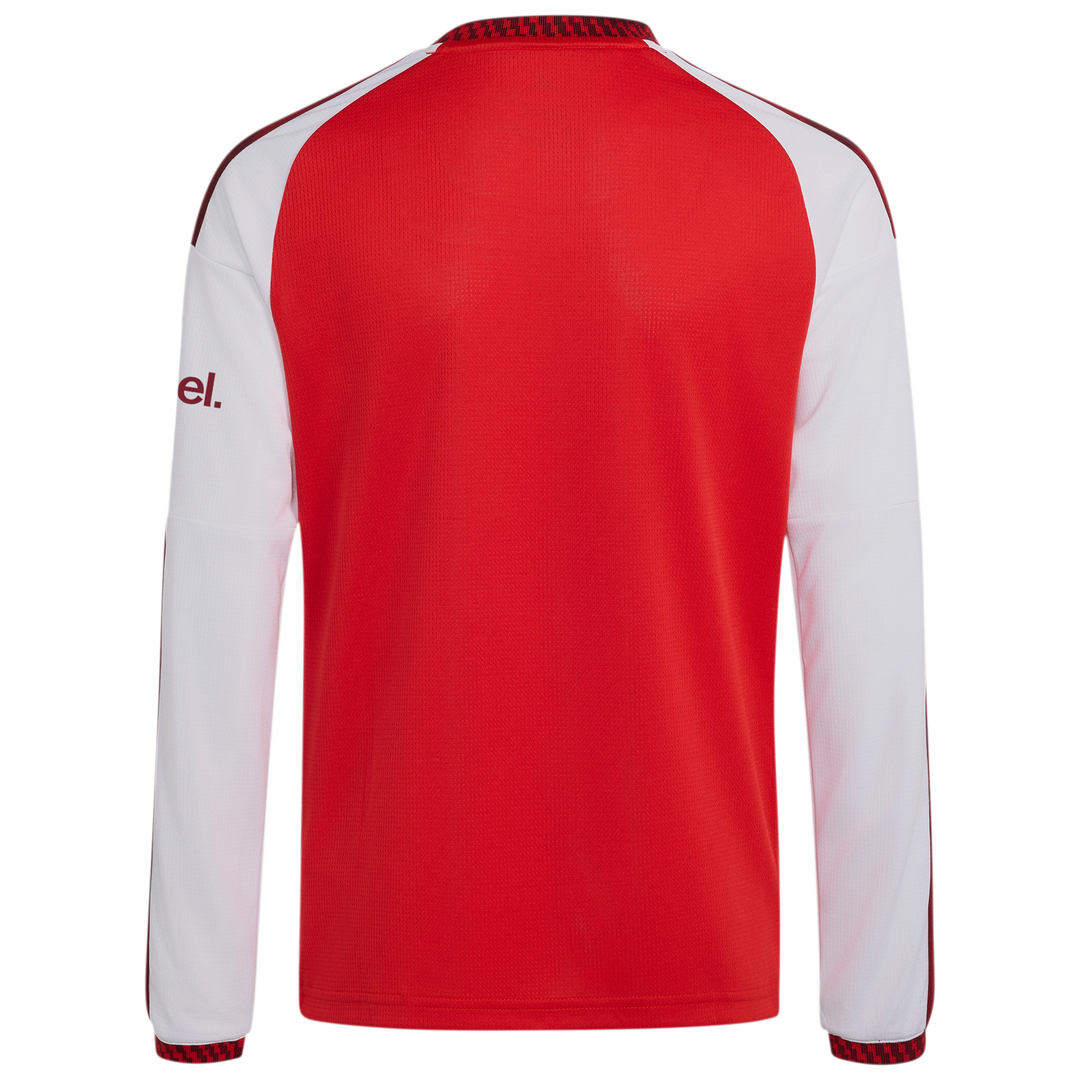 Arsenal adidas Youth 2026/27 Home Replica Long Sleeve Jersey - Red