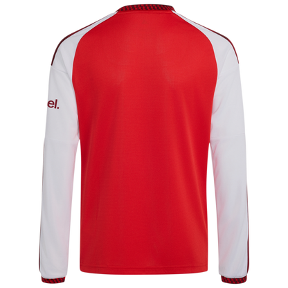 Arsenal adidas Youth 2026/27 Home Replica Long Sleeve Jersey - Red