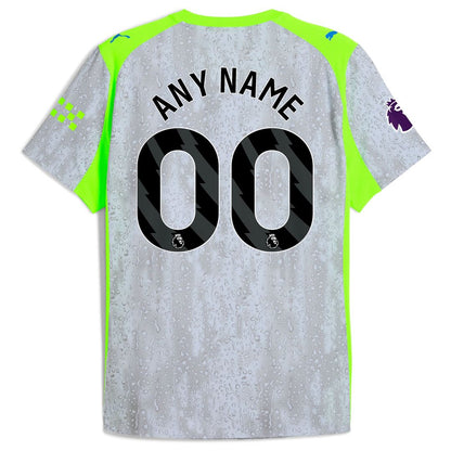 Manchester City Puma 2025/26 Third Authentic Custom Jersey - Green/Neon Green