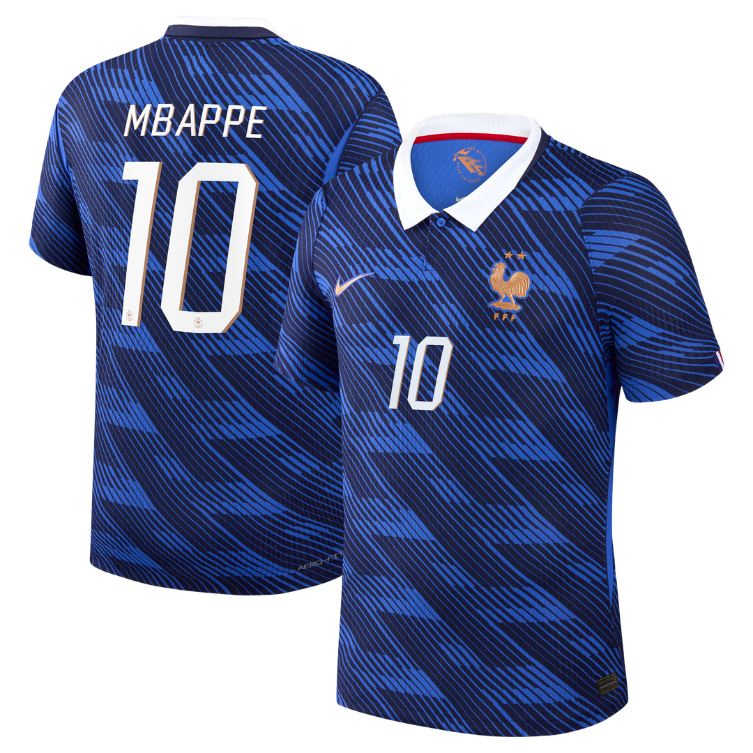Kylian Mbappé France National Team Nike 2026 Home Match Authentic Jersey - Blue