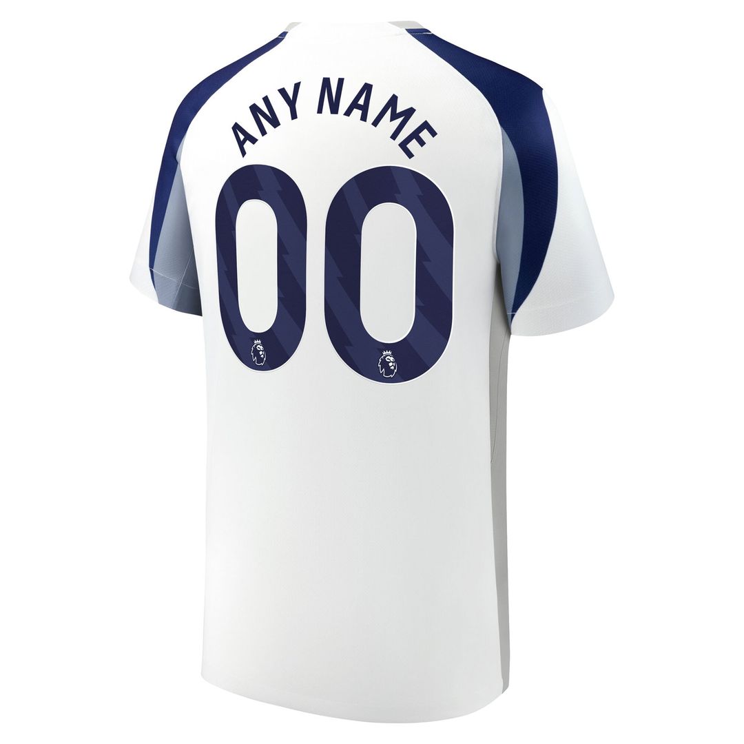 Tottenham Hotspur Nike Youth 2025/26 Home Replica Custom Jersey - White