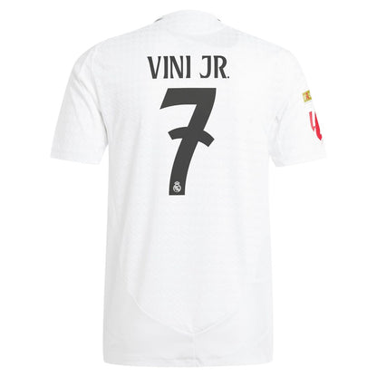 Vini Jr. Real Madrid adidas Originals 2024/25 Third Authentic Player Jersey - Charcoal