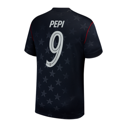 Ricardo Pepi USMNT Nike 2026/27 Away Stadium Replica Jersey - Blue