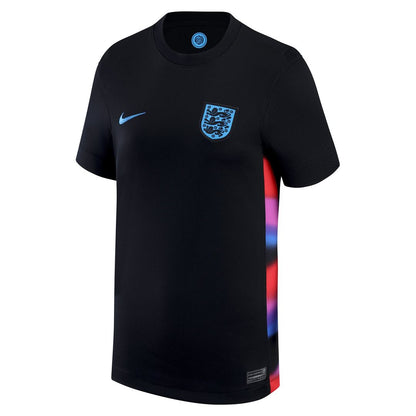 England Women's National Team Nike Women's 2025/26 Away Replica Jersey - Black