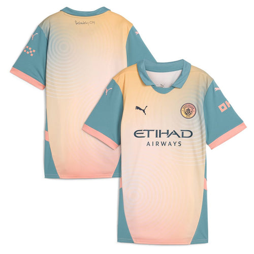 Manchester City Puma Women's 2024/25 Fourth Replica Jersey - Blue