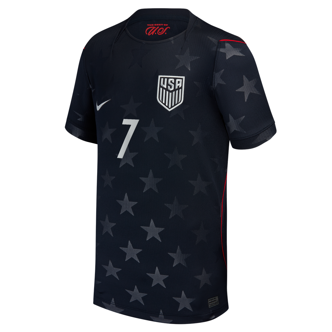 Giovanni Reyna USMNT Nike Youth 2026 Away Stadium Replica Jersey - Blue