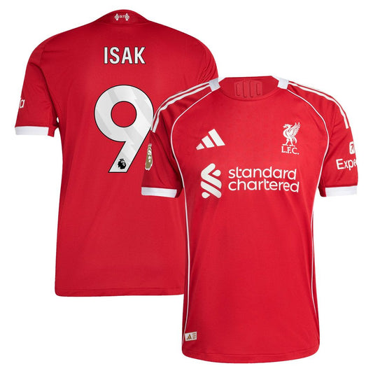 Alexander Isak Liverpool adidas 2025/26 Home Authentic Player Jersey - Red