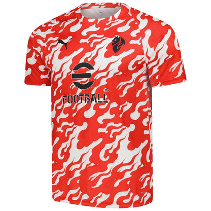 AC Milan Puma 2025/26 Pre-Match Training Jersey - Gray