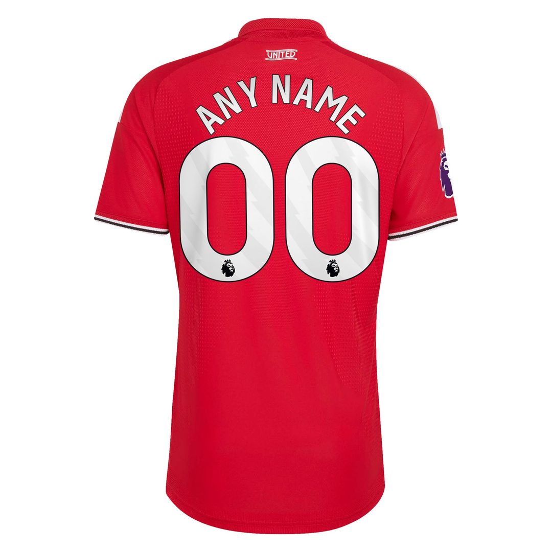 Manchester United adidas 2026/27 Home Authentic Custom Jersey - Red
