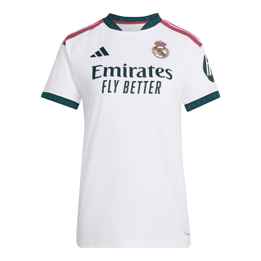 Real Madrid adidas Women's 2026/27 Home Replica Custom Jersey - White