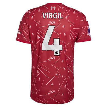 Virgil van Dijk Liverpool adidas 2026/27 Home On-Field Authentic Jersey - Red