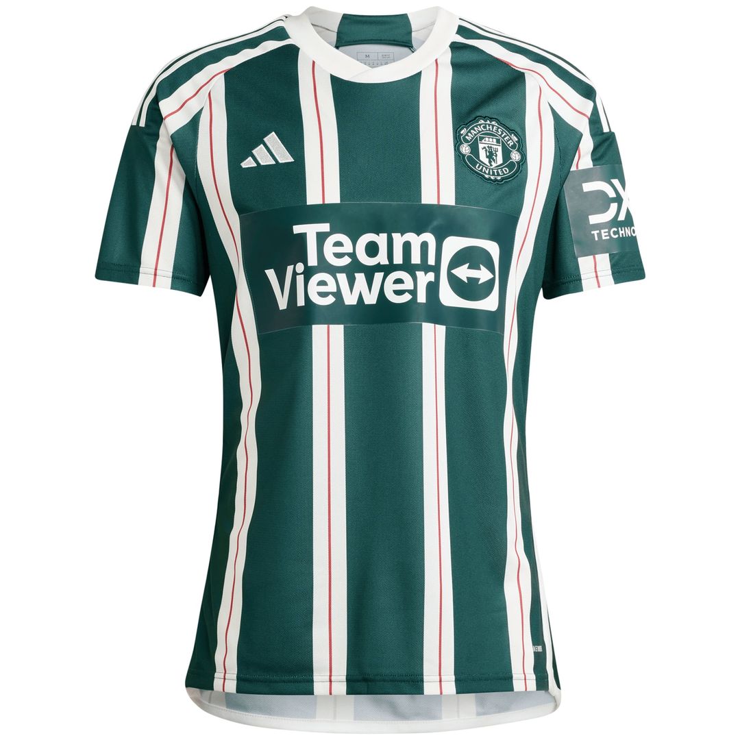 Christian Eriksen Manchester United adidas 2023/24 Away Replica Player Jersey - Green