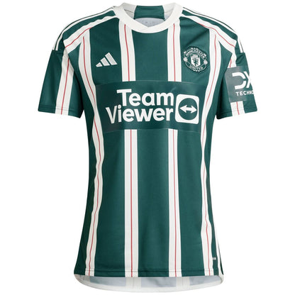 Christian Eriksen Manchester United adidas 2023/24 Away Replica Player Jersey - Green