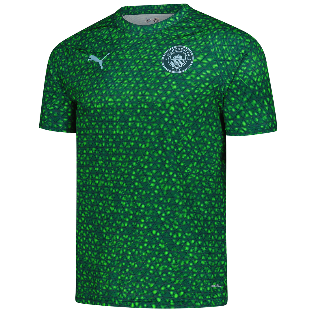 Manchester City Puma 2025/26 Pre-Match Training Jersey - Green