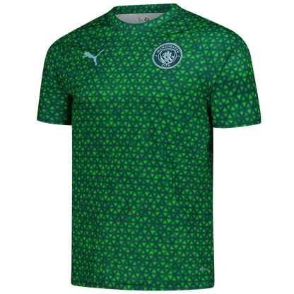Manchester City Puma 2025/26 Pre-Match Training Jersey - Green