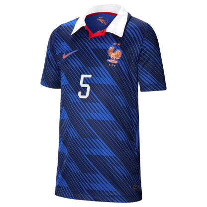 Jules Koundé France National Team Nike Youth 2026 Home Stadium Replica Jersey - Blue