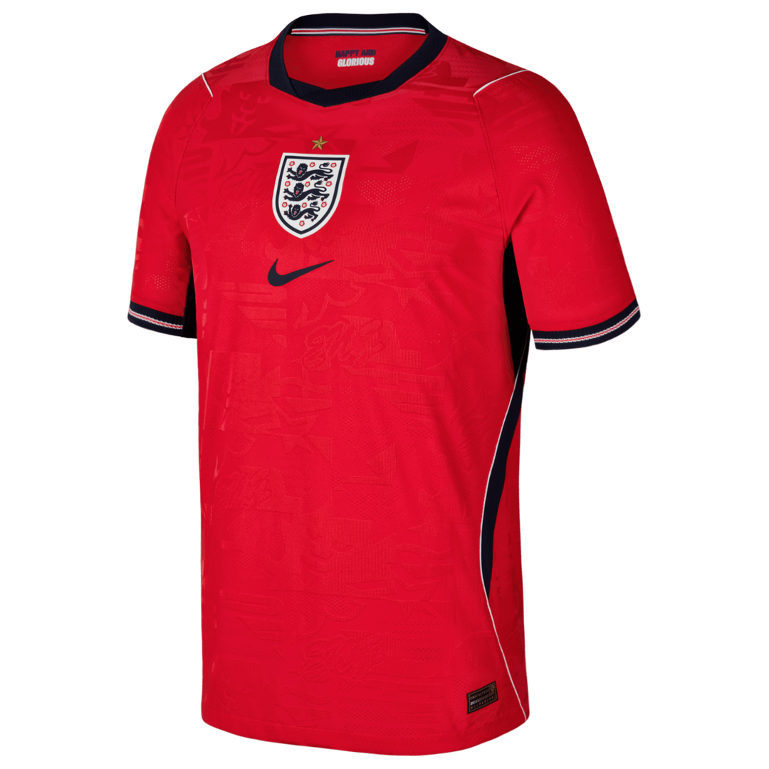 England National Team Nike Youth 2026 Away Match Authentic Jersey - Red