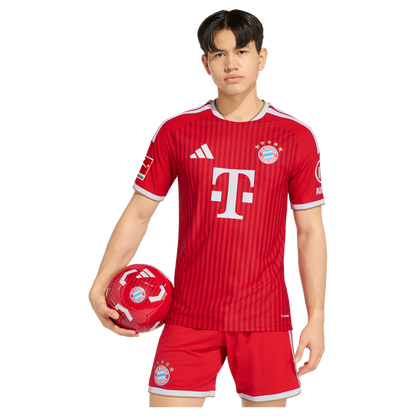 Bayern Munich adidas 2026/27 Home On-Field Authentic Patch Jersey - Red