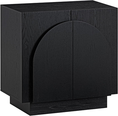 Mid-Century Modern Storage Cabinet – Arched Door Sideboard