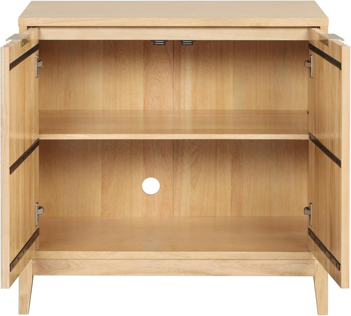 Modern Fluted Sideboard Cabinet – Stylish Entryway & Living Room Storage