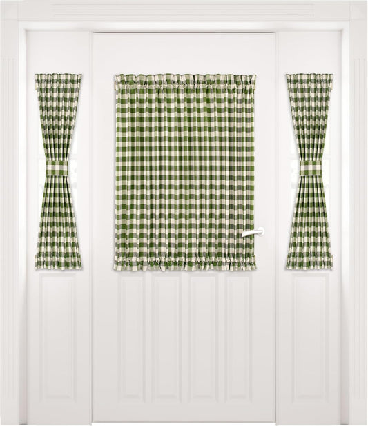 Light-Filtering French Door Curtain Panel – Soft Privacy & Cozy Window Décor