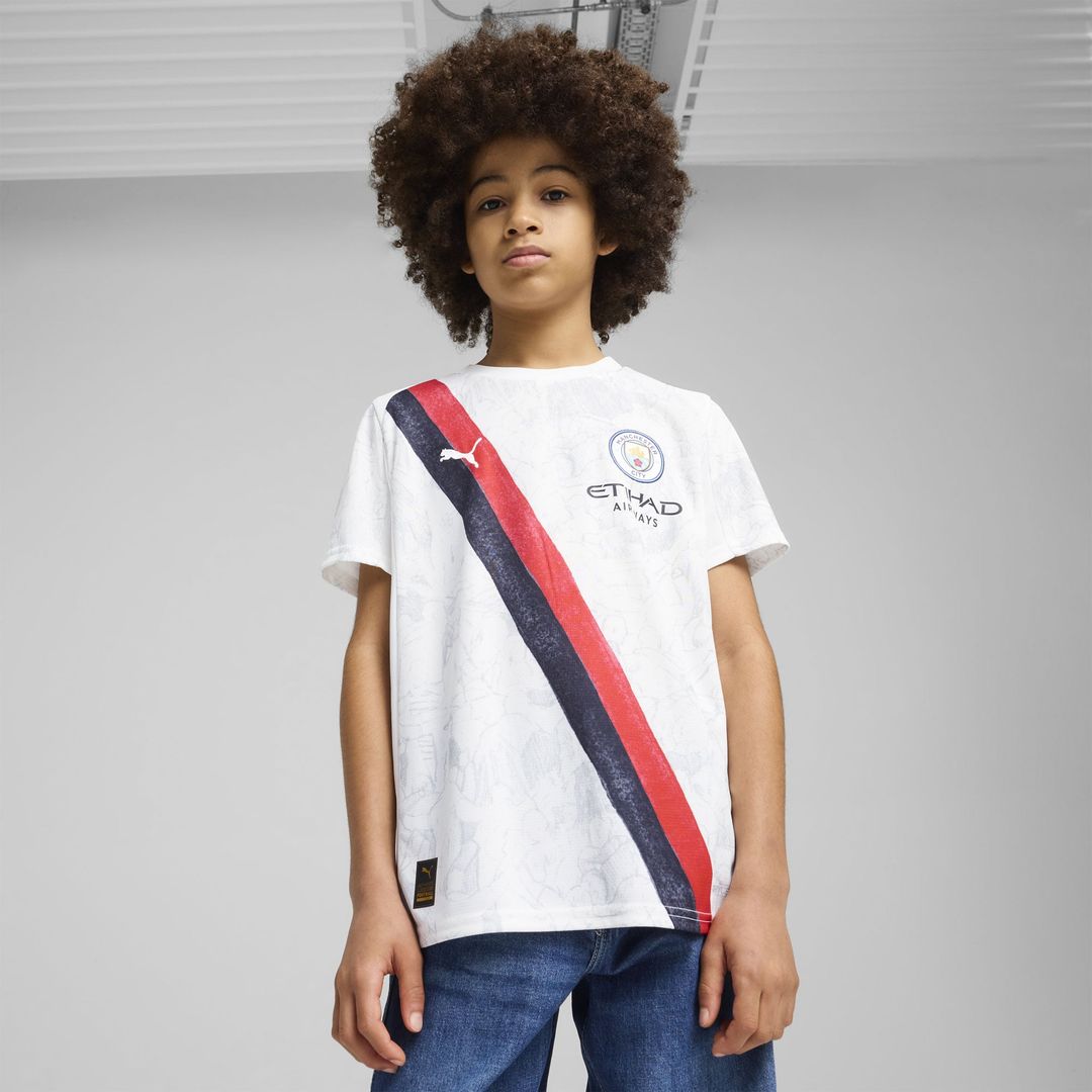 Manchester City Puma x KidSuper Youth 2025 FIFA Club World Cup Replica Jersey - White