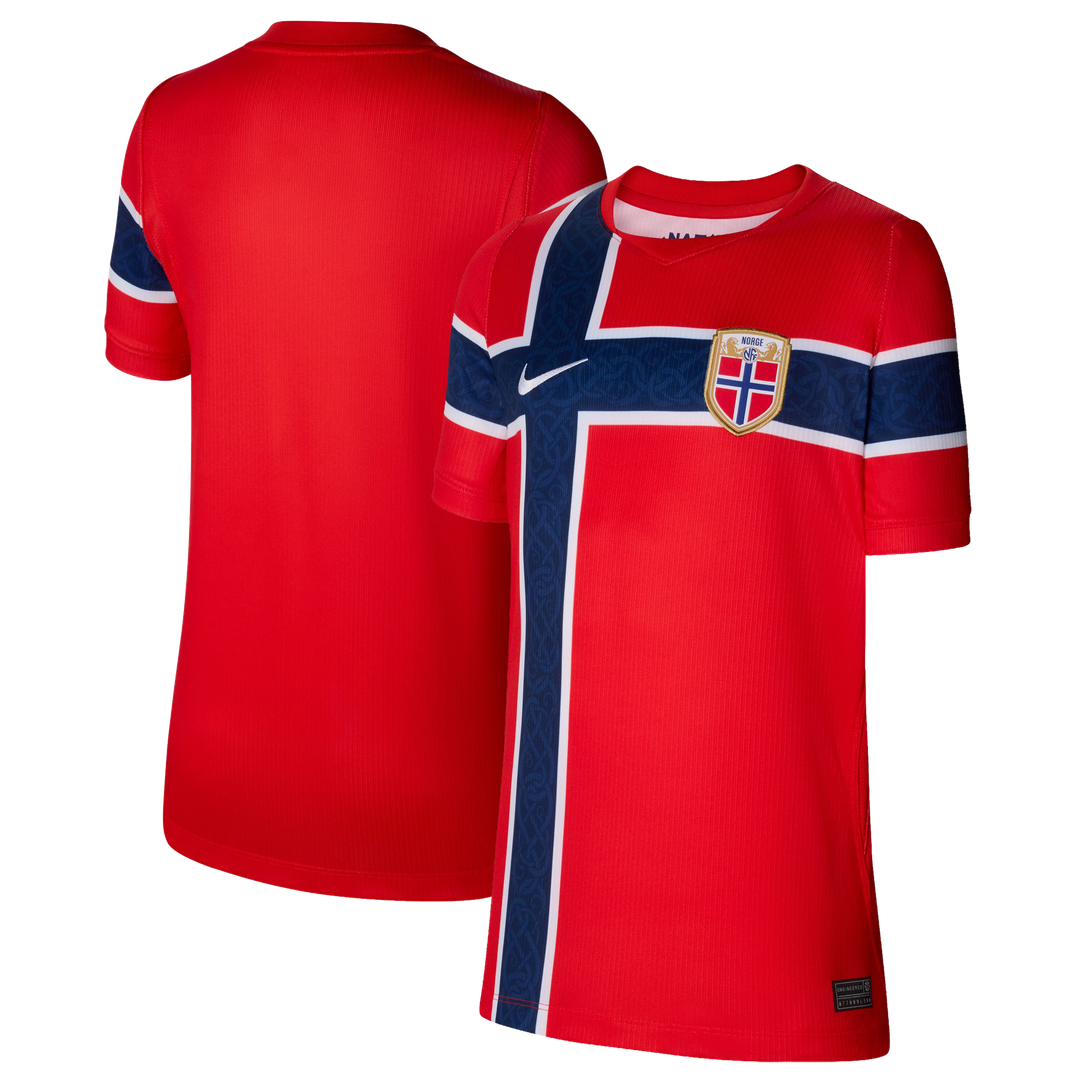 Norway National Team Nike Youth 2026 Home Stadium Replica Jersey - Red