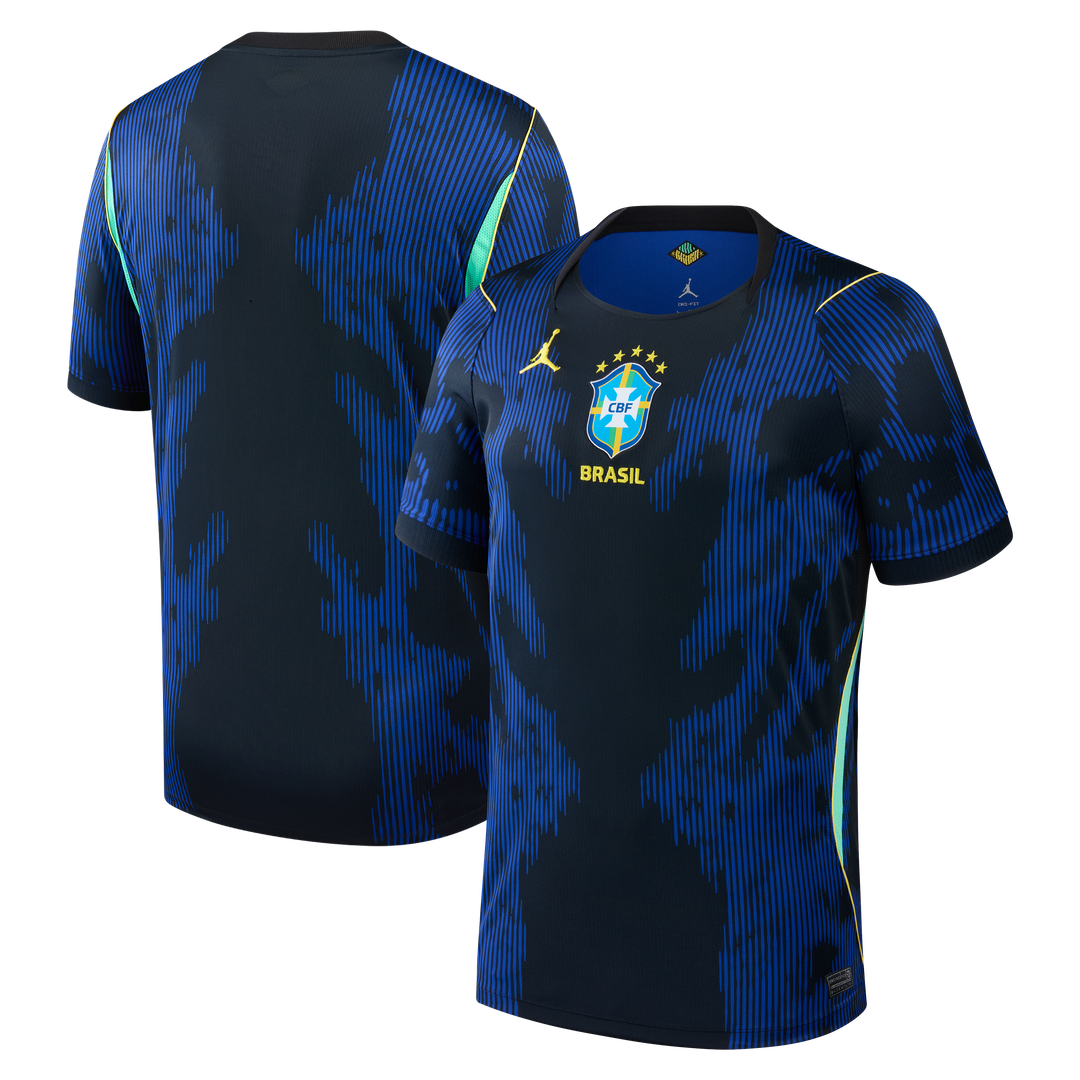 Brazil National Team Jordan Brand 2026 Away Stadium Replica Jersey - Blue