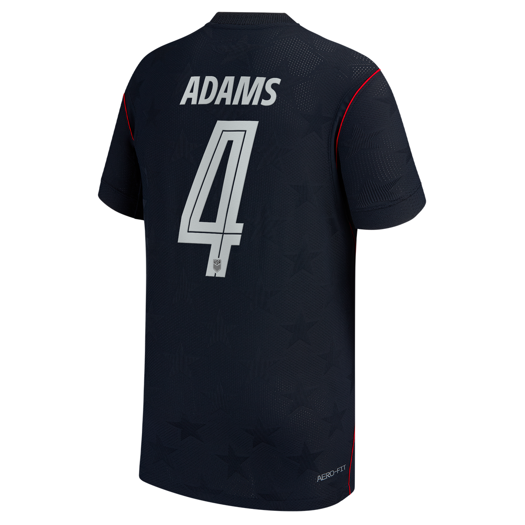 Tyler Adams USMNT Nike Youth 2026 Away Match Authentic Jersey - Blue