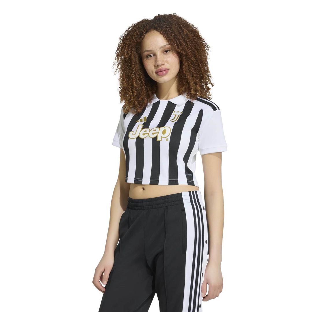 Juventus adidas Women's 2026/27 Home Replica Cropped Jersey - White