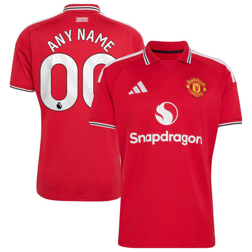 Manchester United adidas 2026/27 Home Replica Custom Jersey - Red