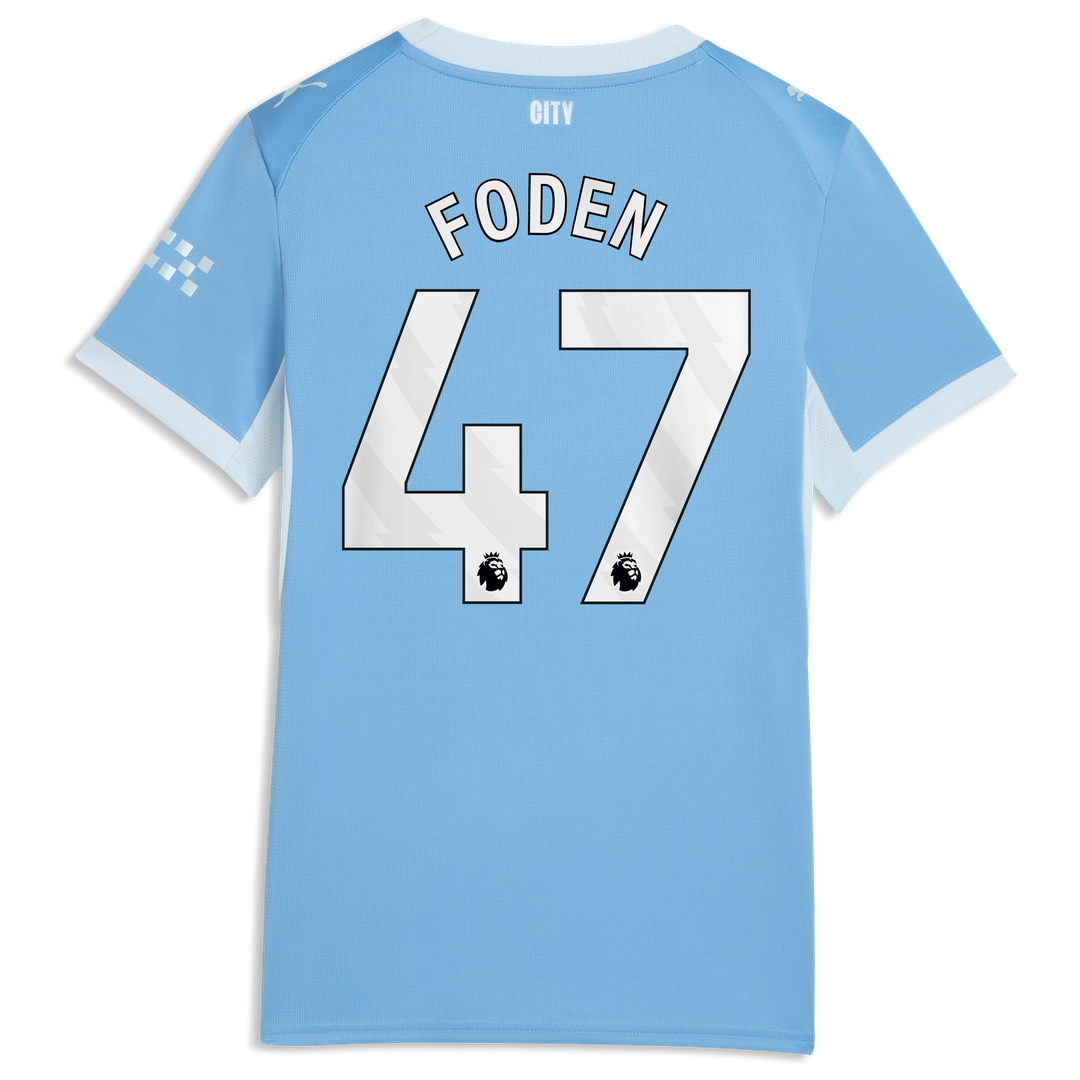 Phil Foden Manchester City Puma Women's 2026/27 Home Replica Jersey - Light Blue