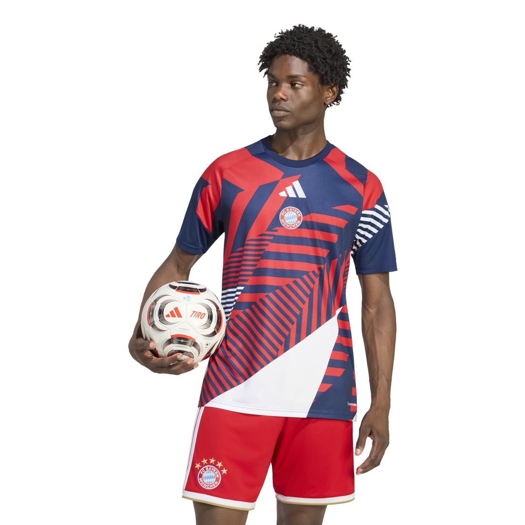 Bayern Munich adidas 2026/27 Pre-Match Home Training Jersey - Blue/Red
