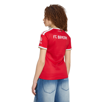 Bayern Munich adidas Women's 2026/27 Home Replica Jersey - Red