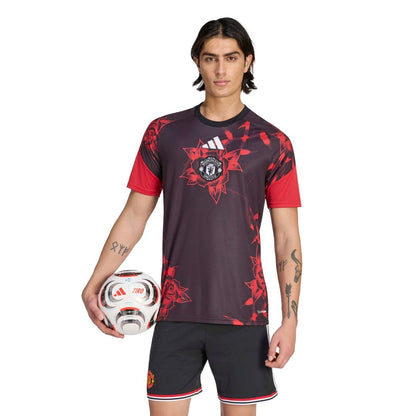 Manchester United adidas Home 2026/27 Pre-Match Top - Black