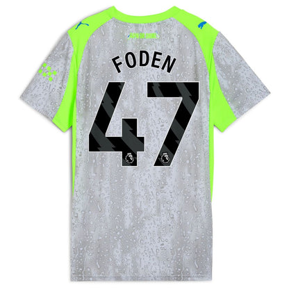 Manchester City Puma Women's 2025/26 Third Replica Jersey - Green/Neon Green